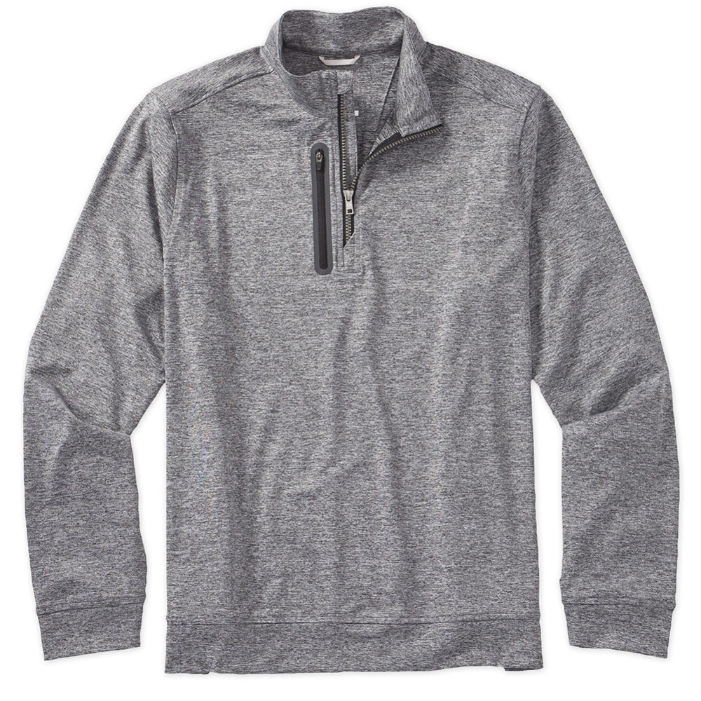 Cutter & Buck Men's Heather Gray Quarter-Zip Pullover